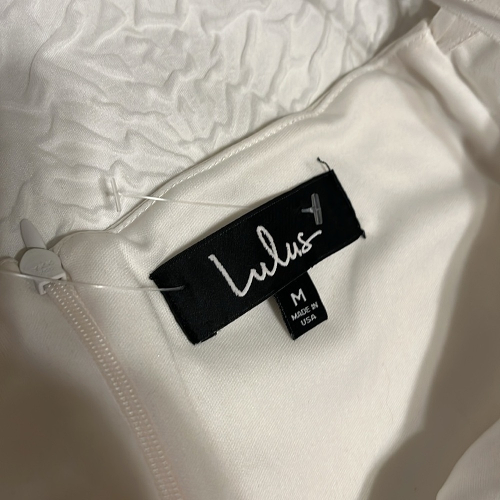 Lulu's Cream Off-Shoulder Sheath Mini Dress - Picture 4 of 6